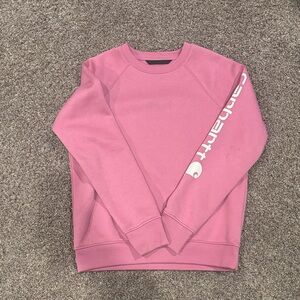 Women’s pink Carhartt crewneck